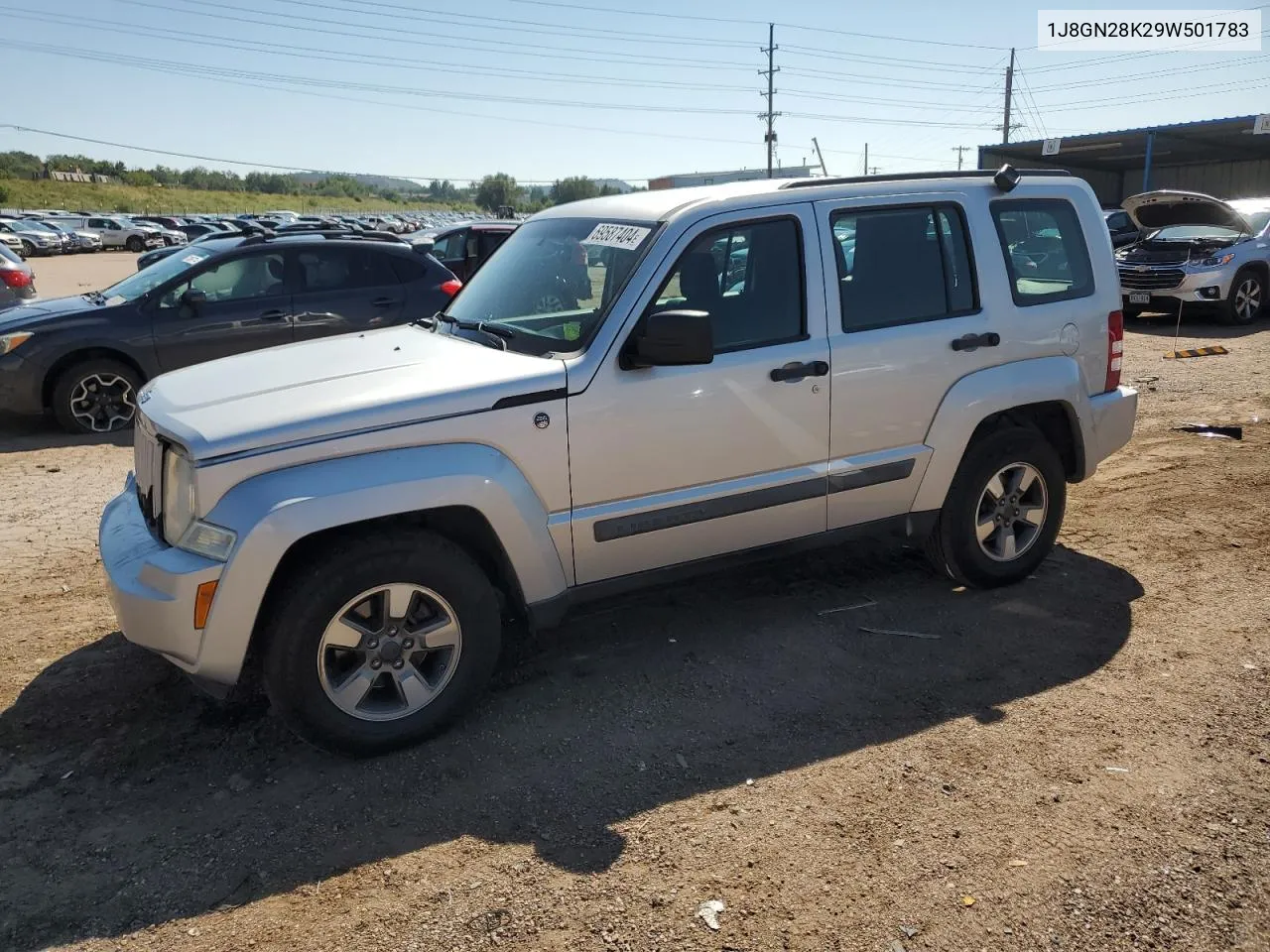 2009 Jeep Liberty Sport VIN: 1J8GN28K29W501783 Lot: 69587404