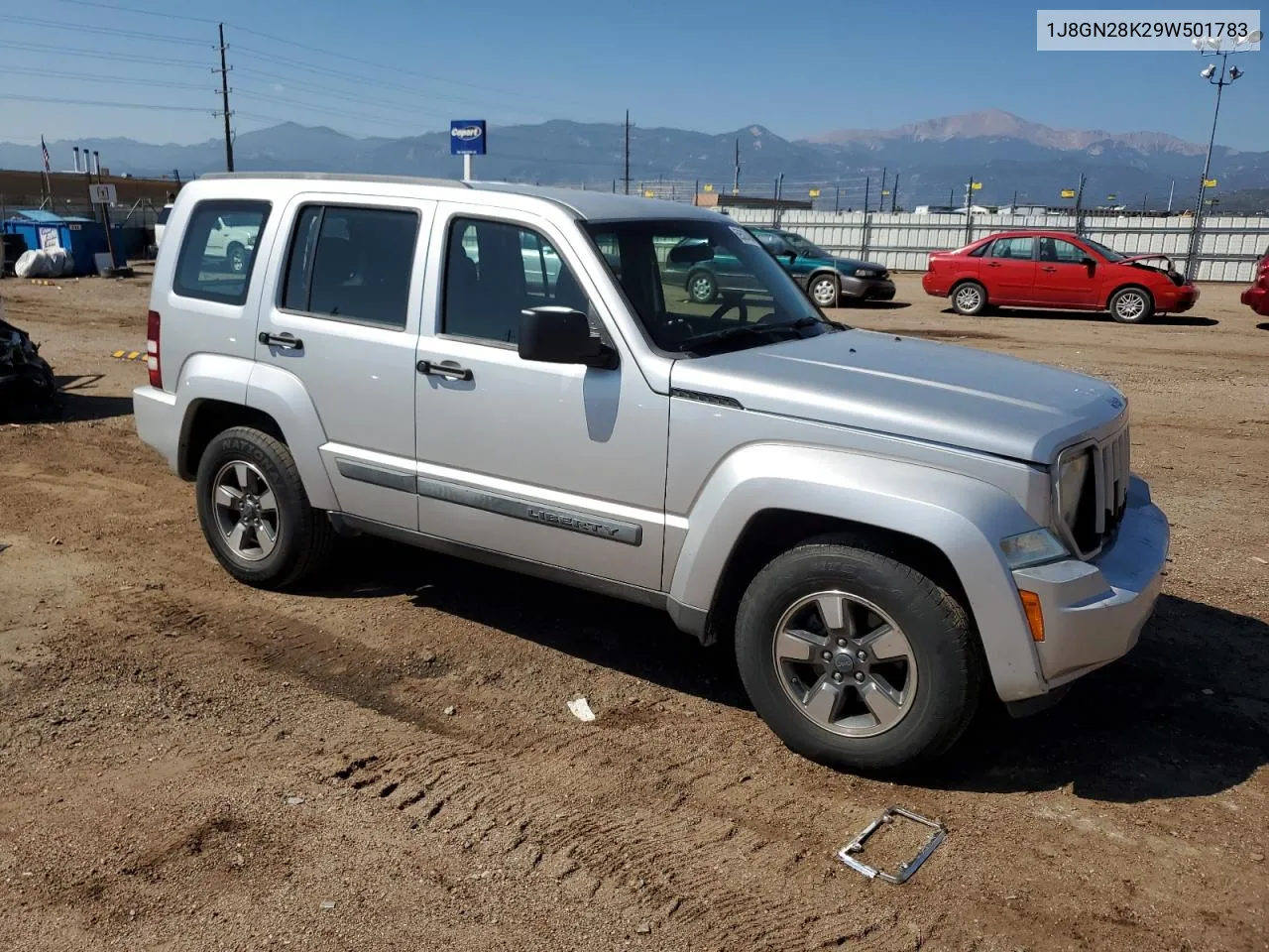 2009 Jeep Liberty Sport VIN: 1J8GN28K29W501783 Lot: 69587404