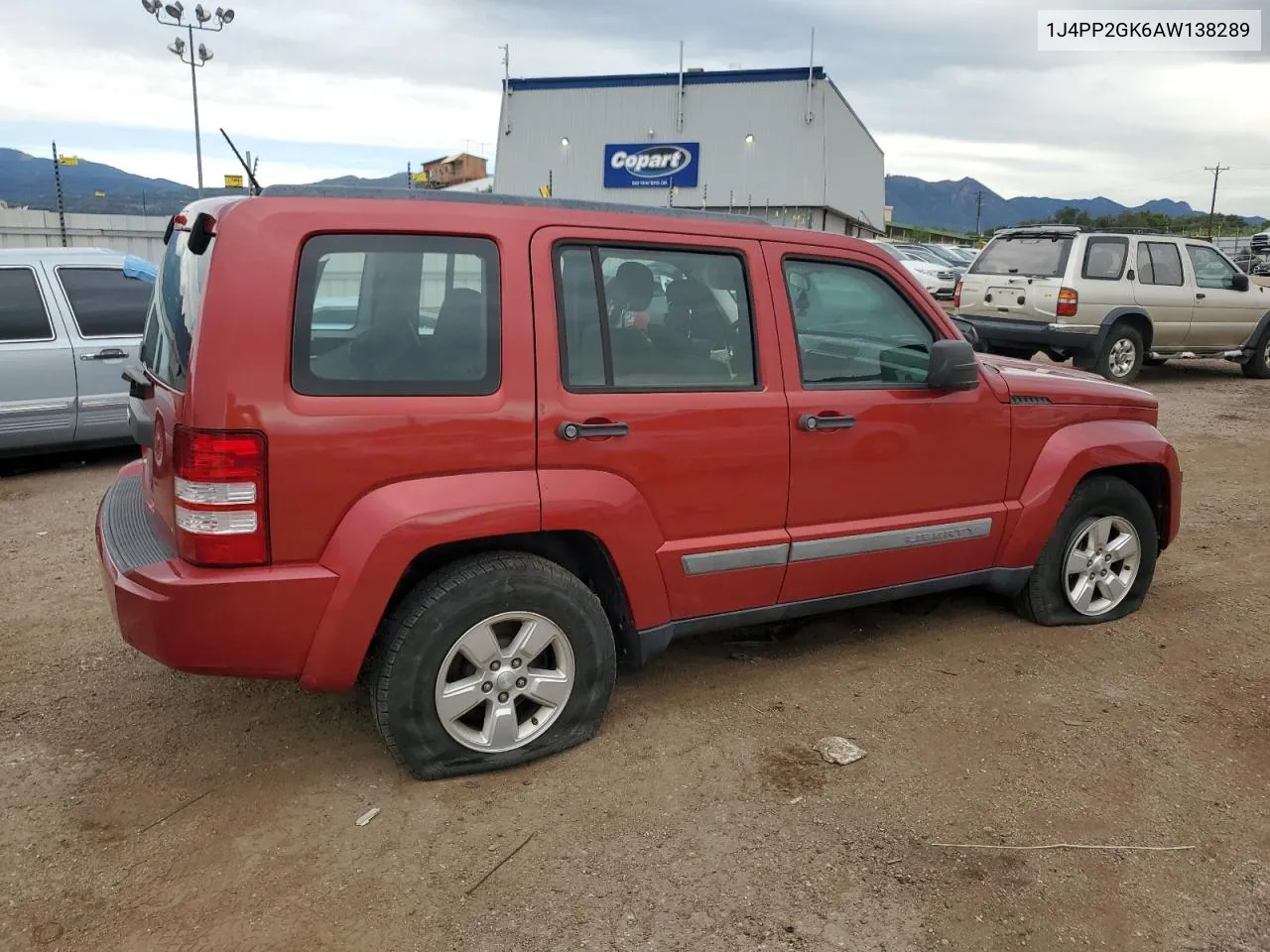 1J4PP2GK6AW138289 2010 Jeep Liberty Sport