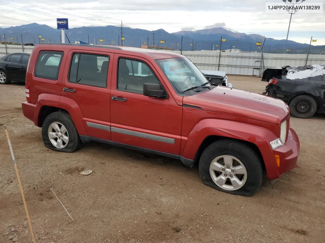 1J4PP2GK6AW138289 2010 Jeep Liberty Sport