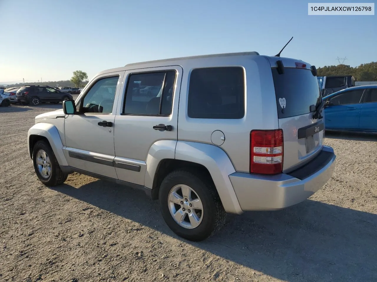 2012 Jeep Liberty Sport VIN: 1C4PJLAKXCW126798 Lot: 70096644