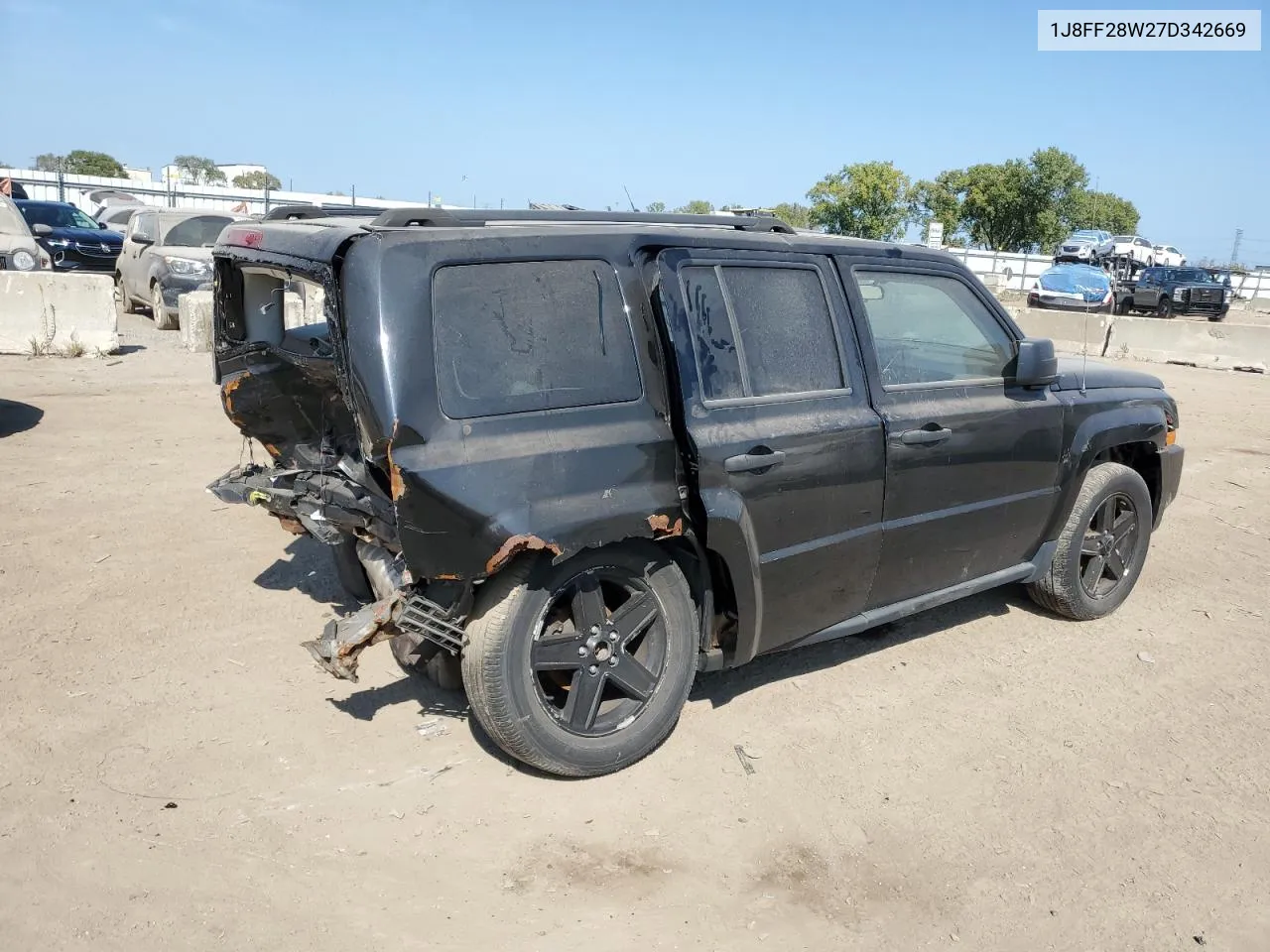 2007 Jeep Patriot Sport VIN: 1J8FF28W27D342669 Lot: 71126634