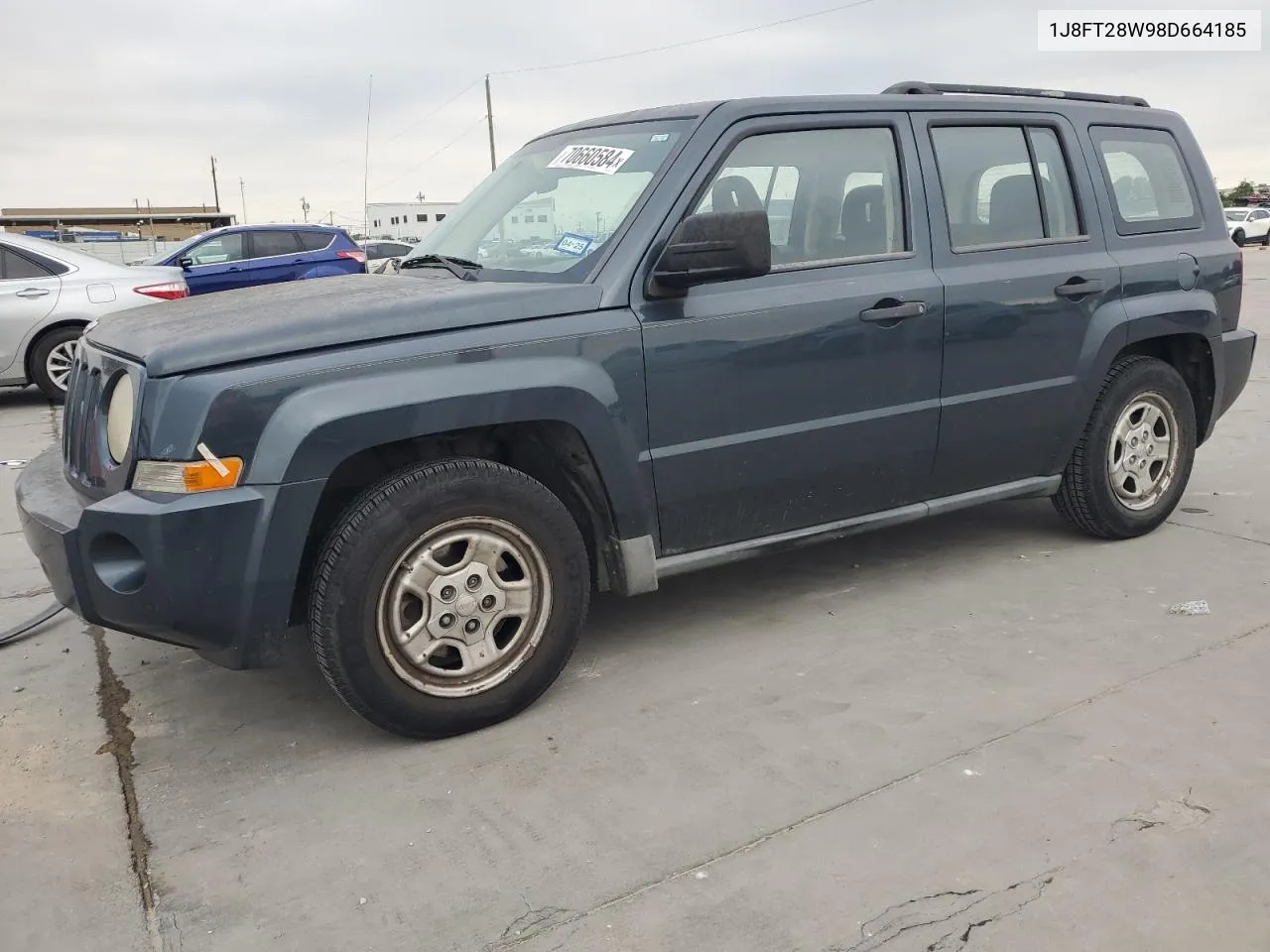 2008 Jeep Patriot Sport VIN: 1J8FT28W98D664185 Lot: 70660584