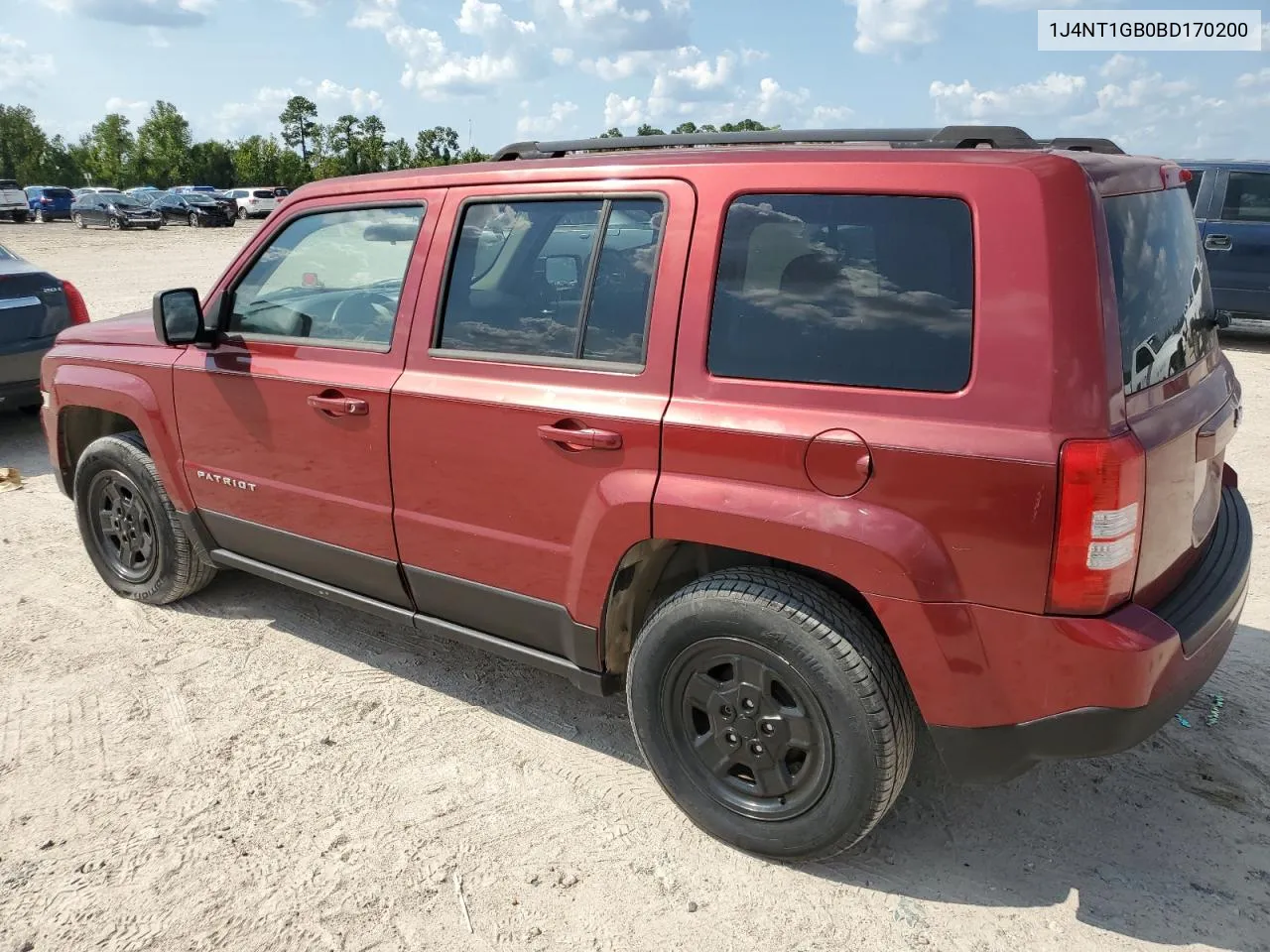 1J4NT1GB0BD170200 2011 Jeep Patriot Sport