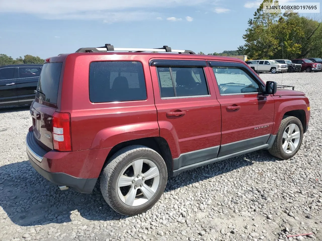 2011 Jeep Patriot Latitude VIN: 1J4NT4GBXBD197695 Lot: 72086064