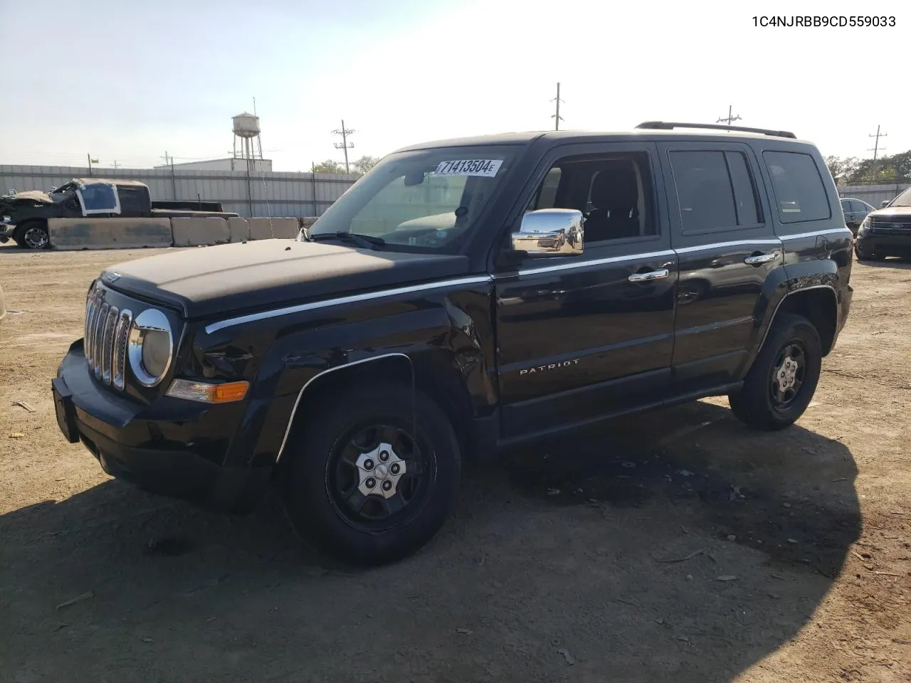 2012 Jeep Patriot Sport VIN: 1C4NJRBB9CD559033 Lot: 71413504