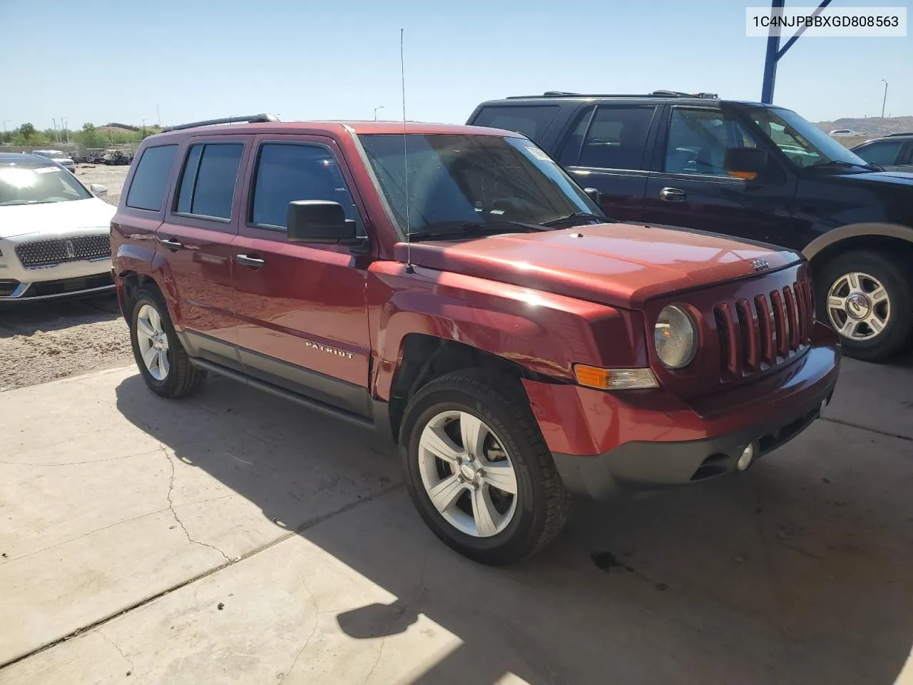 2016 Jeep Patriot Sport VIN: 1C4NJPBBXGD808563 Lot: 71945554