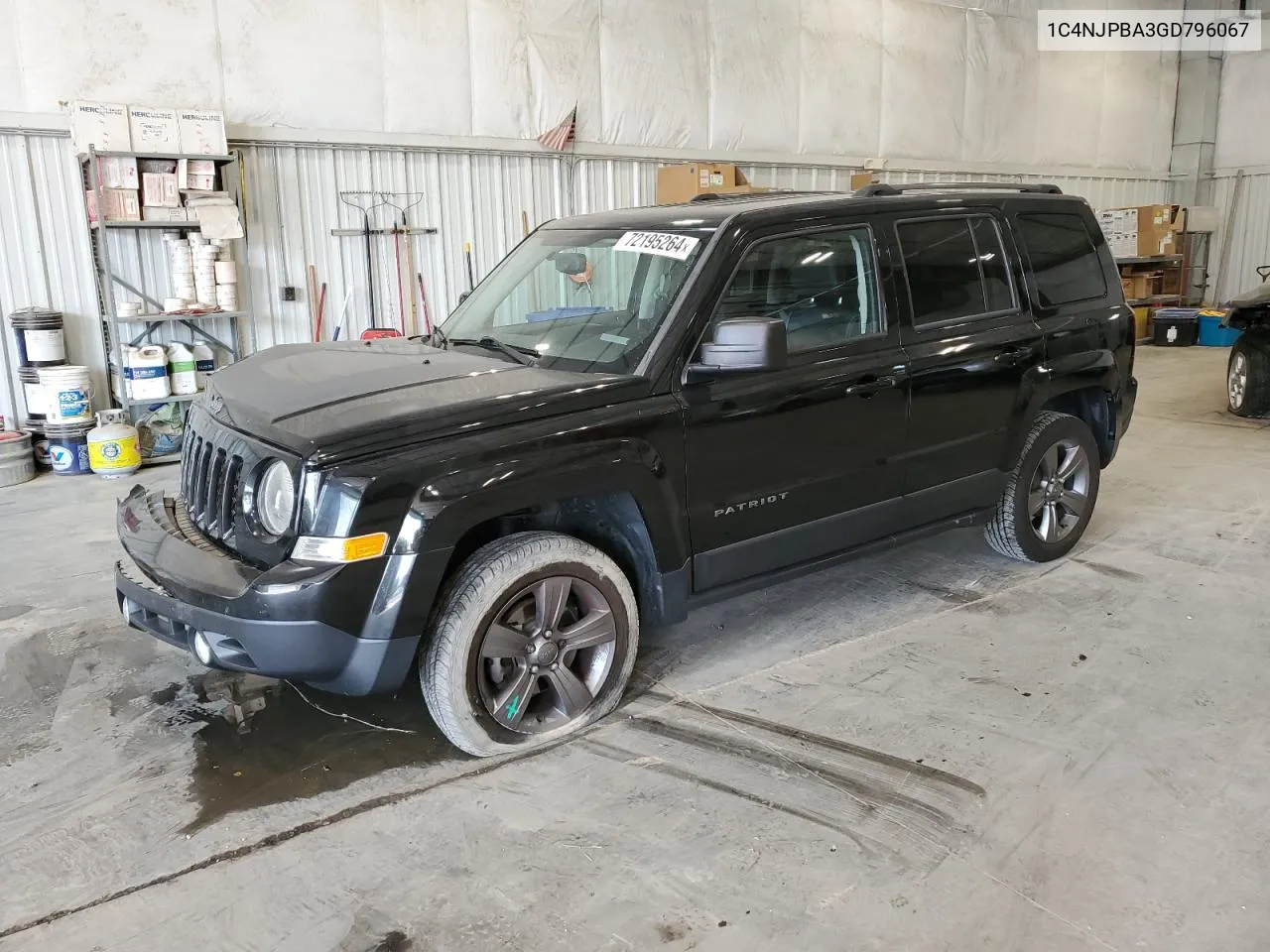 2016 Jeep Patriot Sport VIN: 1C4NJPBA3GD796067 Lot: 72195264