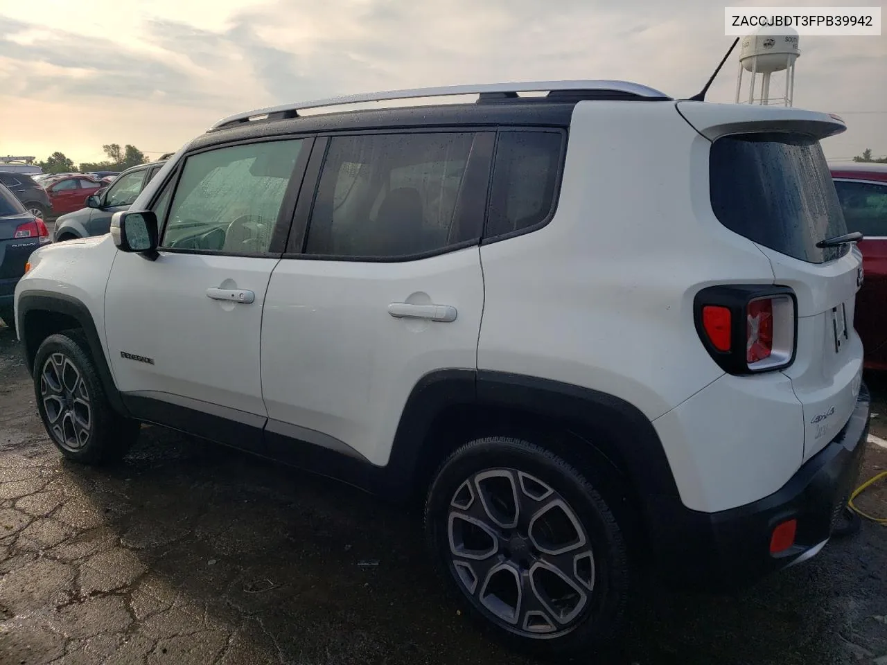 2015 Jeep Renegade Limited VIN: ZACCJBDT3FPB39942 Lot: 68815064