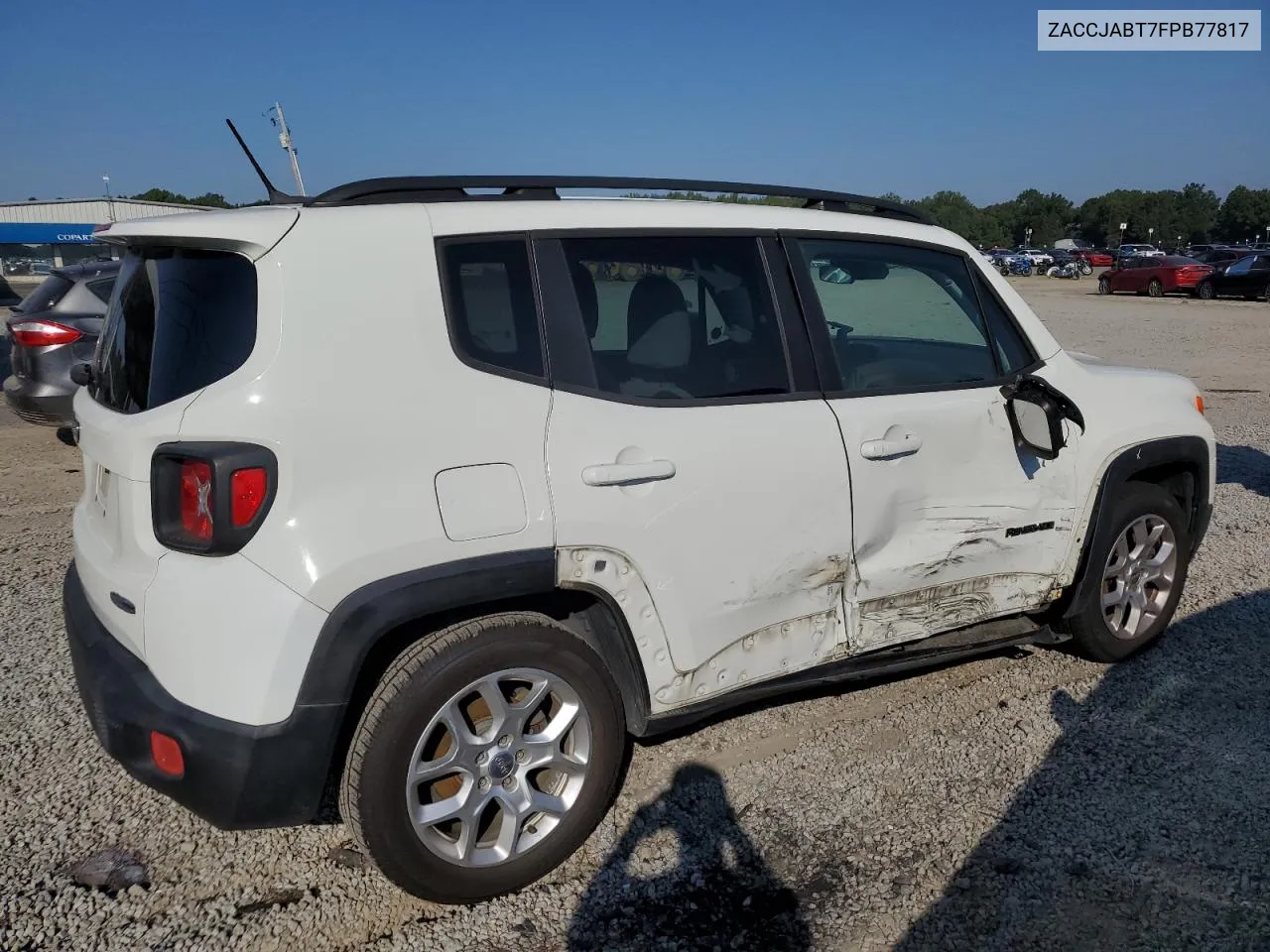 2015 Jeep Renegade Latitude VIN: ZACCJABT7FPB77817 Lot: 69183874