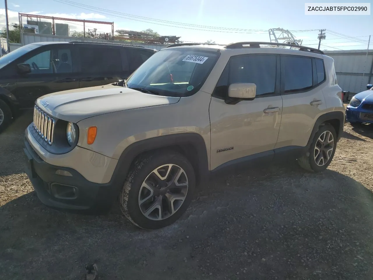 2015 Jeep Renegade Latitude VIN: ZACCJABT5FPC02990 Lot: 69675344