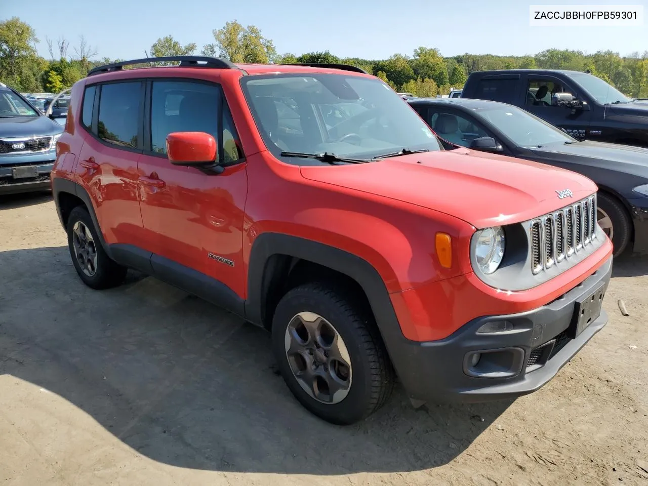 2015 Jeep Renegade Latitude VIN: ZACCJBBH0FPB59301 Lot: 70851844