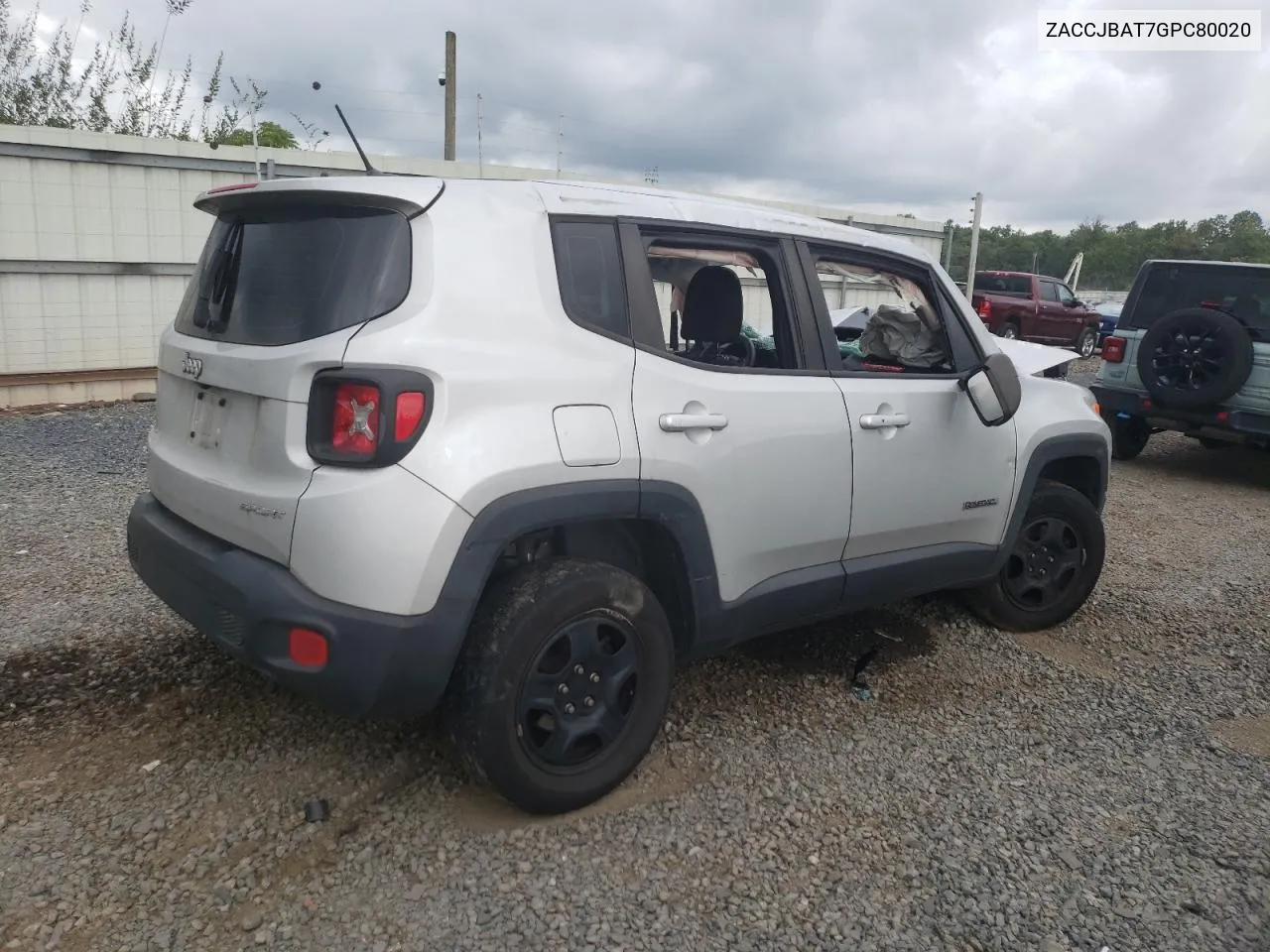 2016 Jeep Renegade Sport VIN: ZACCJBAT7GPC80020 Lot: 65407494