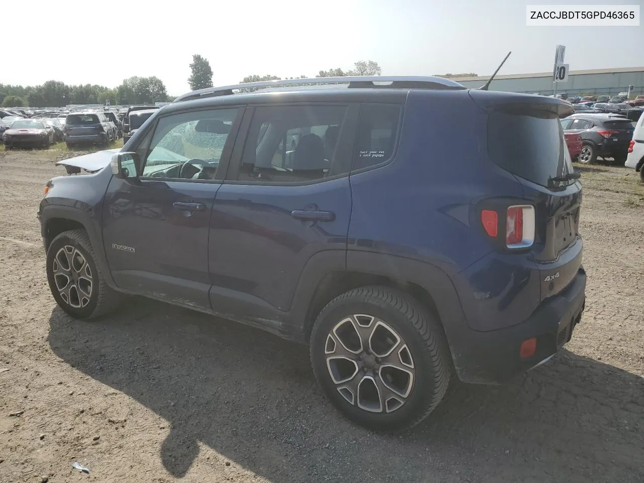 ZACCJBDT5GPD46365 2016 Jeep Renegade Limited