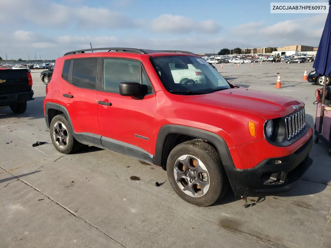 2017 Jeep Renegade Sport VIN: ZACCJAAB7HPE60973 Lot: 71962394