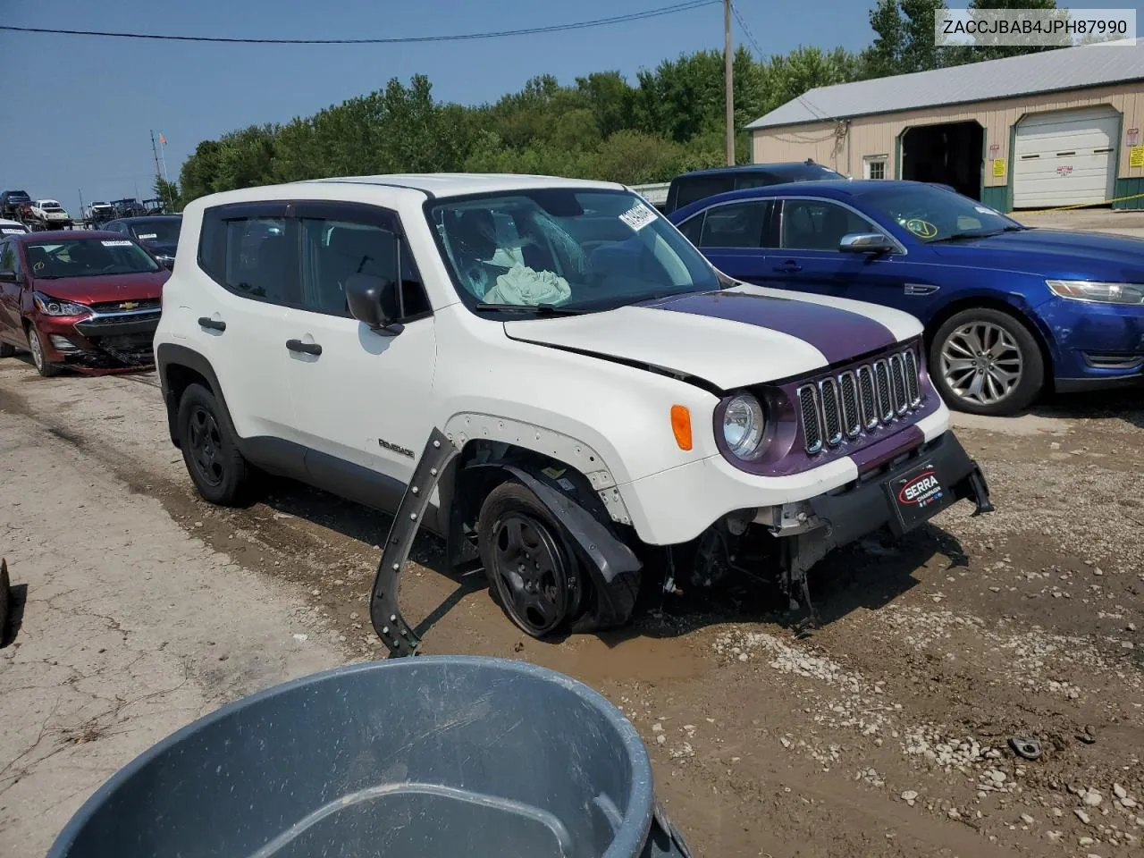 ZACCJBAB4JPH87990 2018 Jeep Renegade Sport