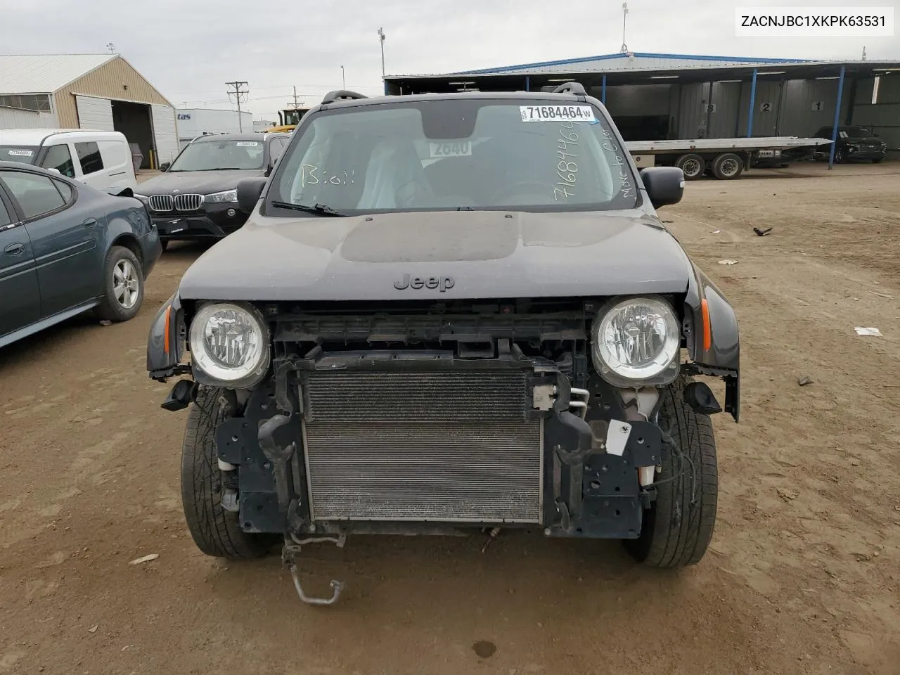 2019 Jeep Renegade Trailhawk VIN: ZACNJBC1XKPK63531 Lot: 71684464