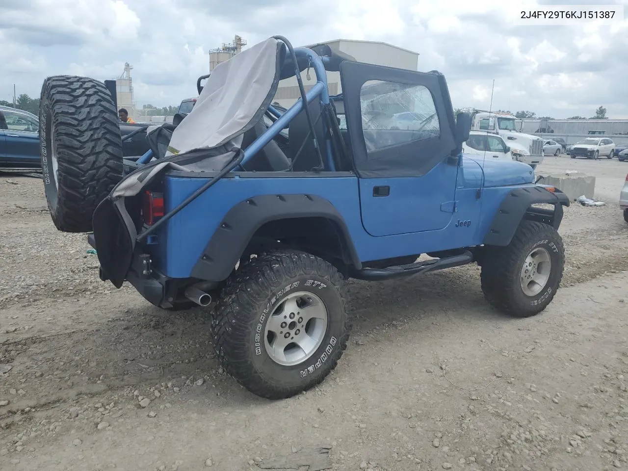 2J4FY29T6KJ151387 1989 Jeep Wrangler / Yj