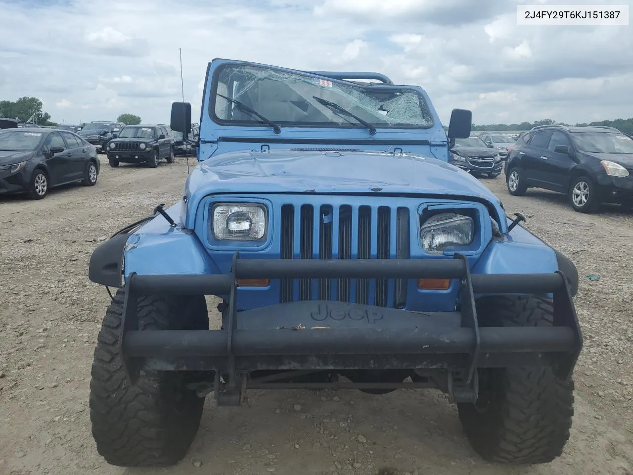 1989 Jeep Wrangler / Yj VIN: 2J4FY29T6KJ151387 Lot: 59770754