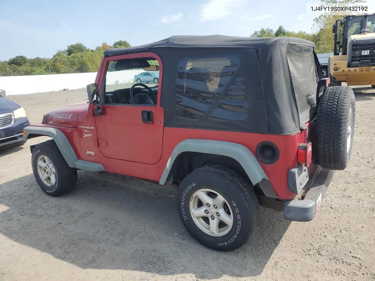 1999 Jeep Wrangler / Tj Sport VIN: 1J4FY19S0XP432192 Lot: 71852694