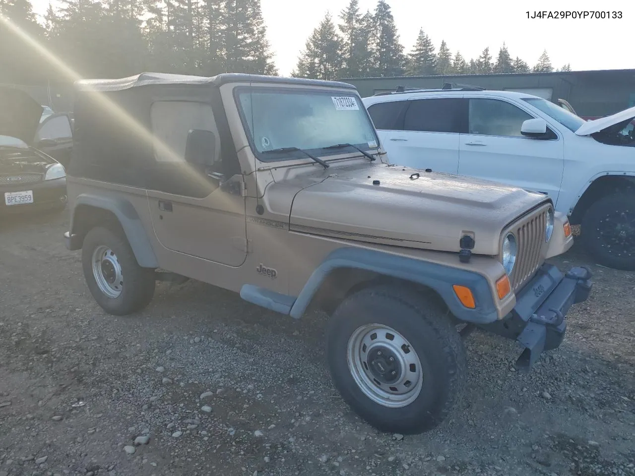 1J4FA29P0YP700133 2000 Jeep Wrangler / Tj Se