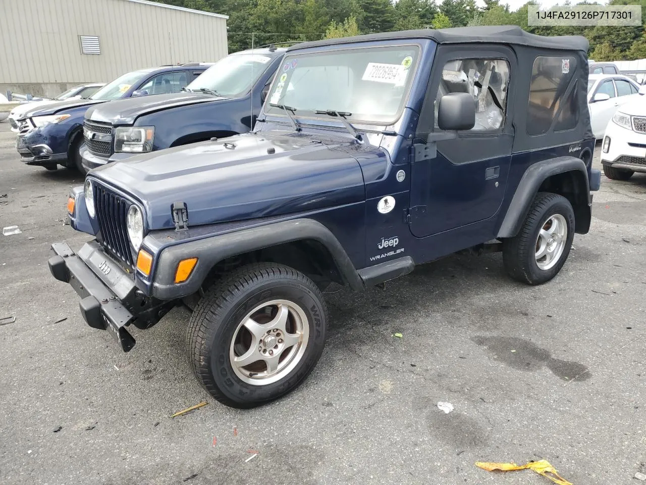 2006 Jeep Wrangler / Tj Se VIN: 1J4FA29126P717301 Lot: 72026964