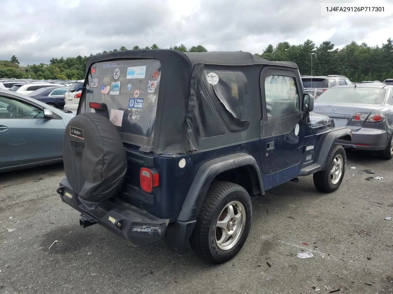 2006 Jeep Wrangler / Tj Se VIN: 1J4FA29126P717301 Lot: 72026964