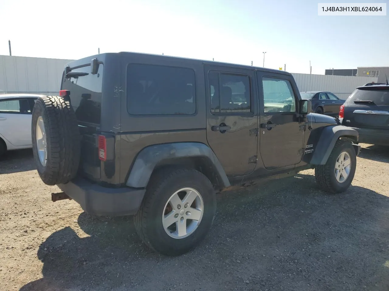 2011 Jeep Wrangler Unlimited Sport VIN: 1J4BA3H1XBL624064 Lot: 68455614