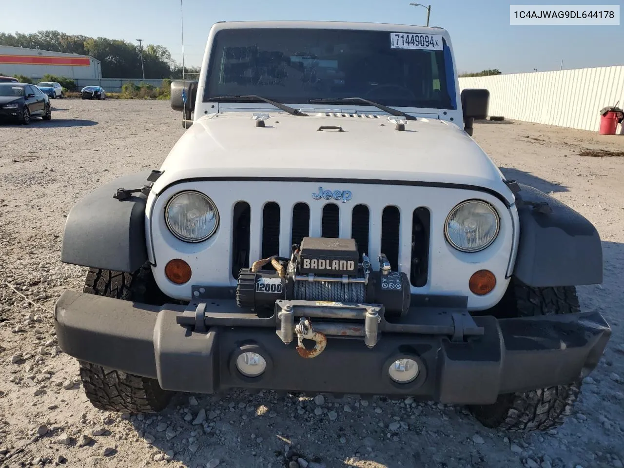 1C4AJWAG9DL644178 2013 Jeep Wrangler Sport