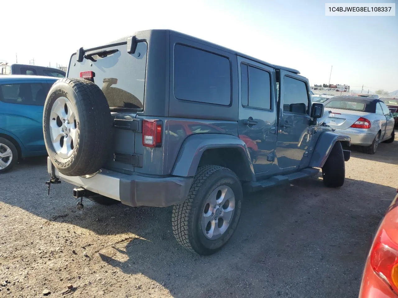 2014 Jeep Wrangler Unlimited Sahara VIN: 1C4BJWEG8EL108337 Lot: 70013624