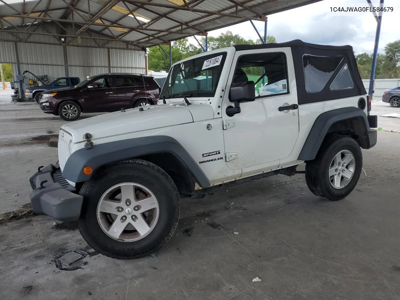 1C4AJWAG0FL584679 2015 Jeep Wrangler Sport