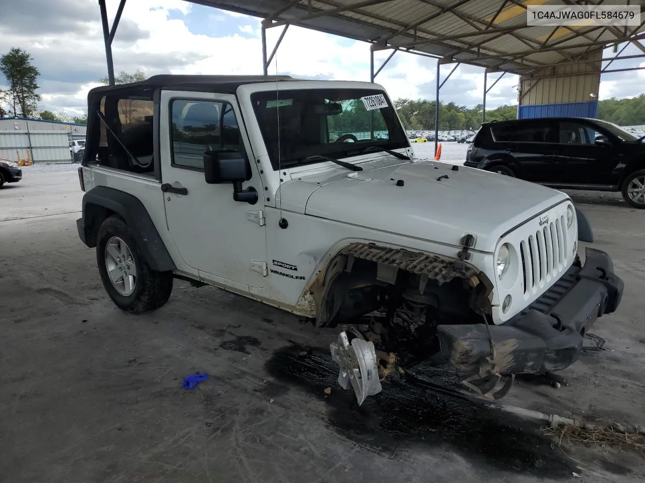 1C4AJWAG0FL584679 2015 Jeep Wrangler Sport