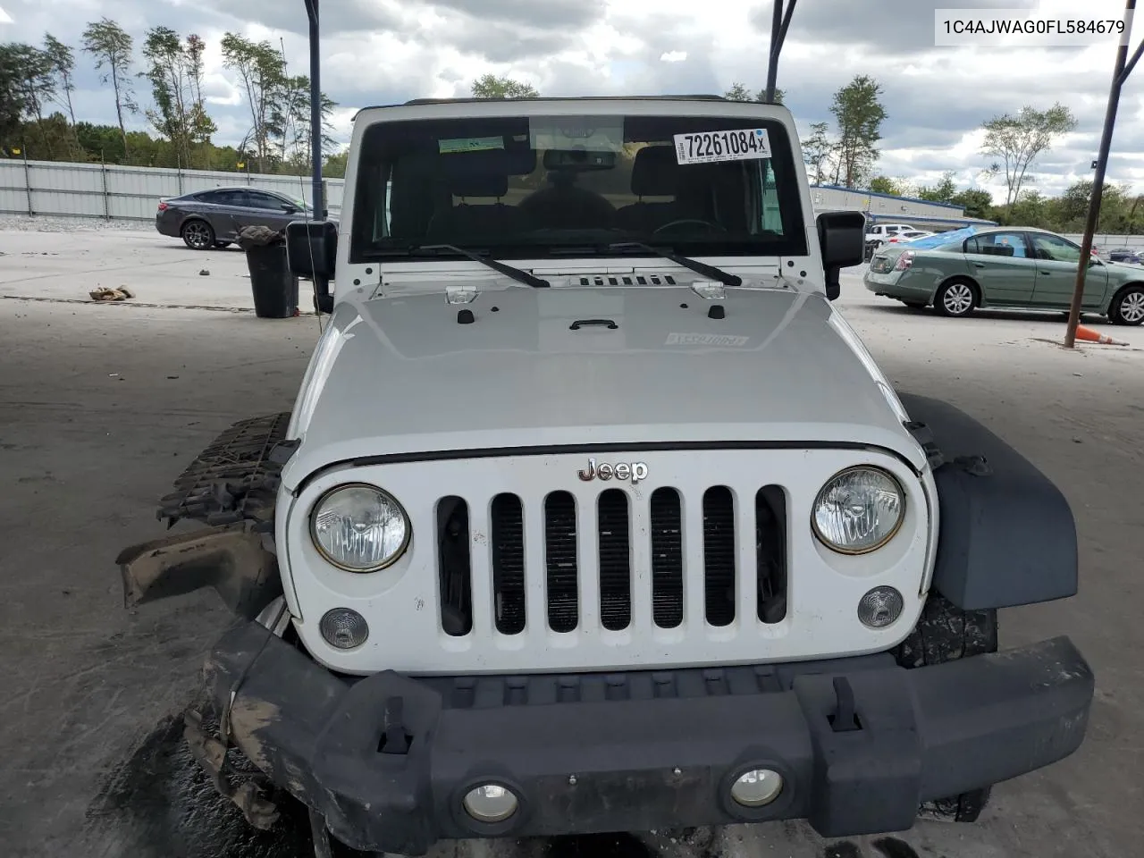 2015 Jeep Wrangler Sport VIN: 1C4AJWAG0FL584679 Lot: 72261084