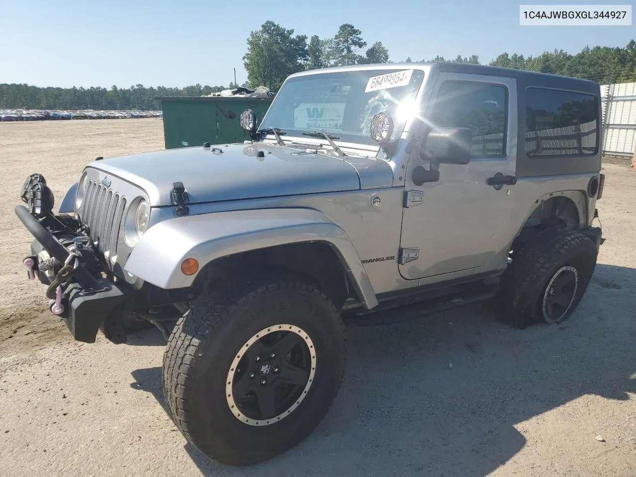 2016 Jeep Wrangler Sahara VIN: 1C4AJWBGXGL344927 Lot: 66499954