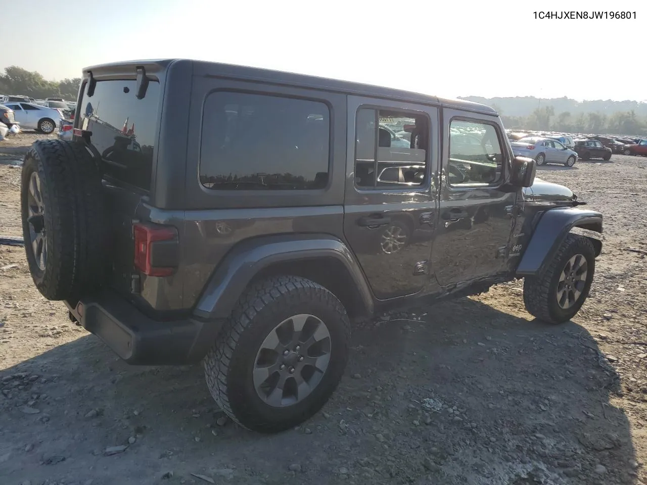 2018 Jeep Wrangler Unlimited Sahara VIN: 1C4HJXEN8JW196801 Lot: 71353044