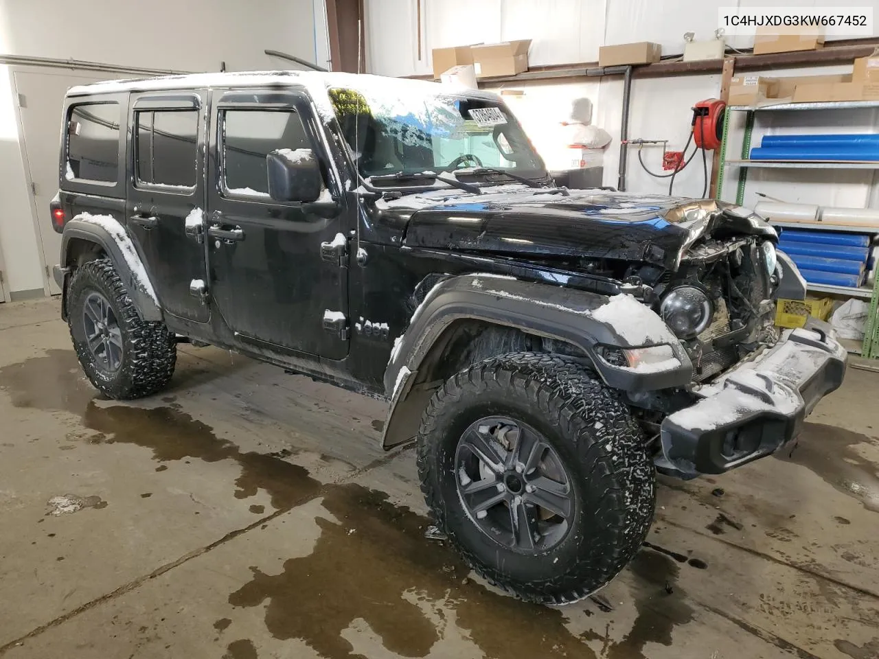 1C4HJXDG3KW667452 2019 Jeep Wrangler Unlimited Sport