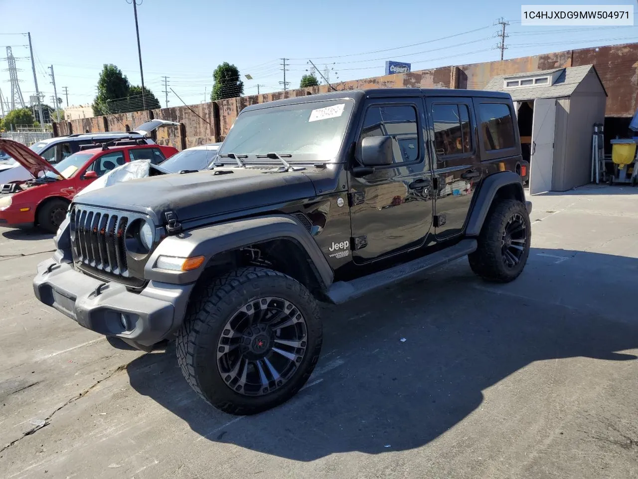 1C4HJXDG9MW504971 2021 Jeep Wrangler Unlimited Sport