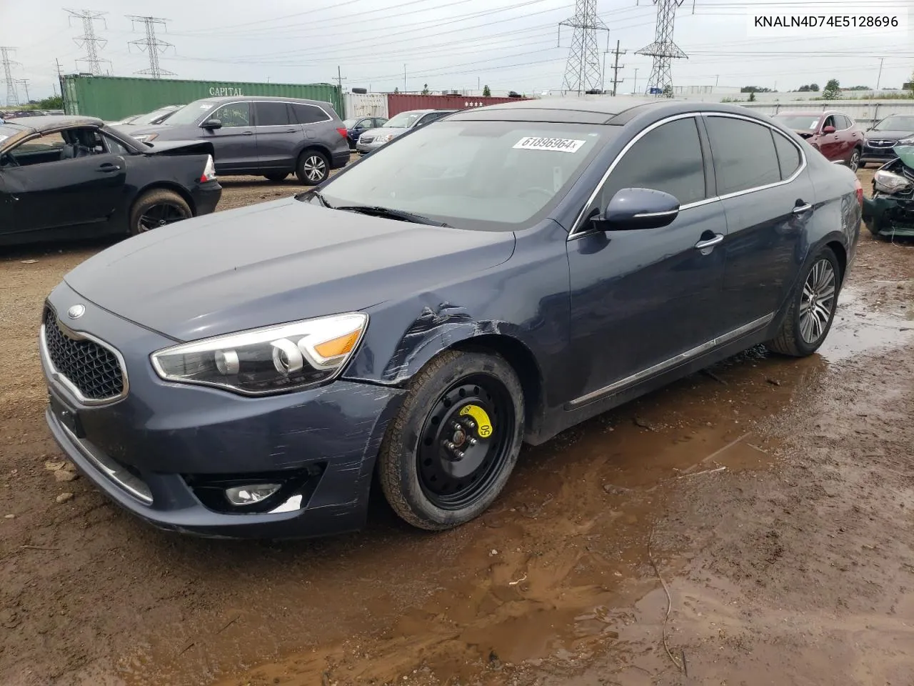 2014 Kia Cadenza Premium VIN: KNALN4D74E5128696 Lot: 61896964