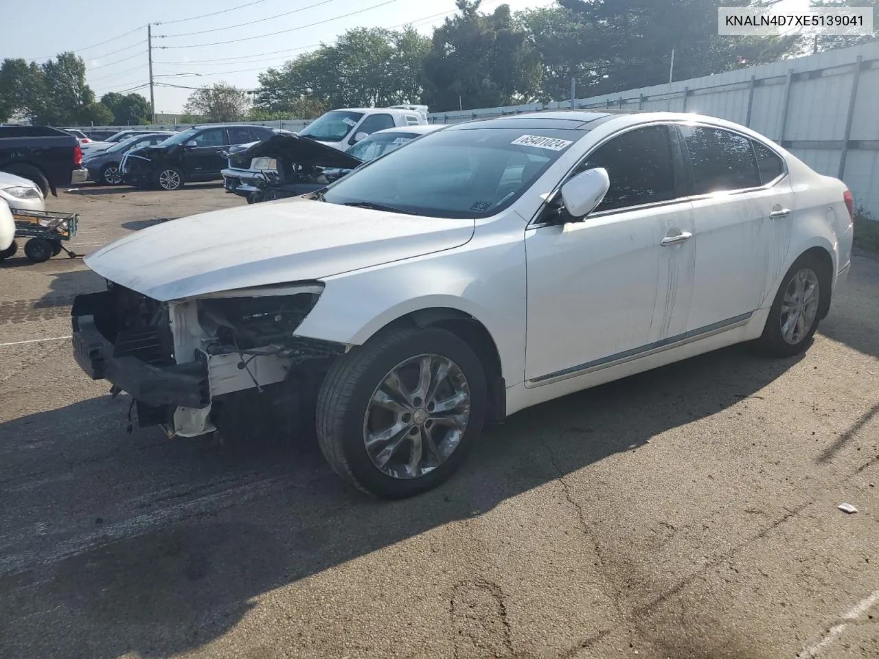 2014 Kia Cadenza Premium VIN: KNALN4D7XE5139041 Lot: 65401024