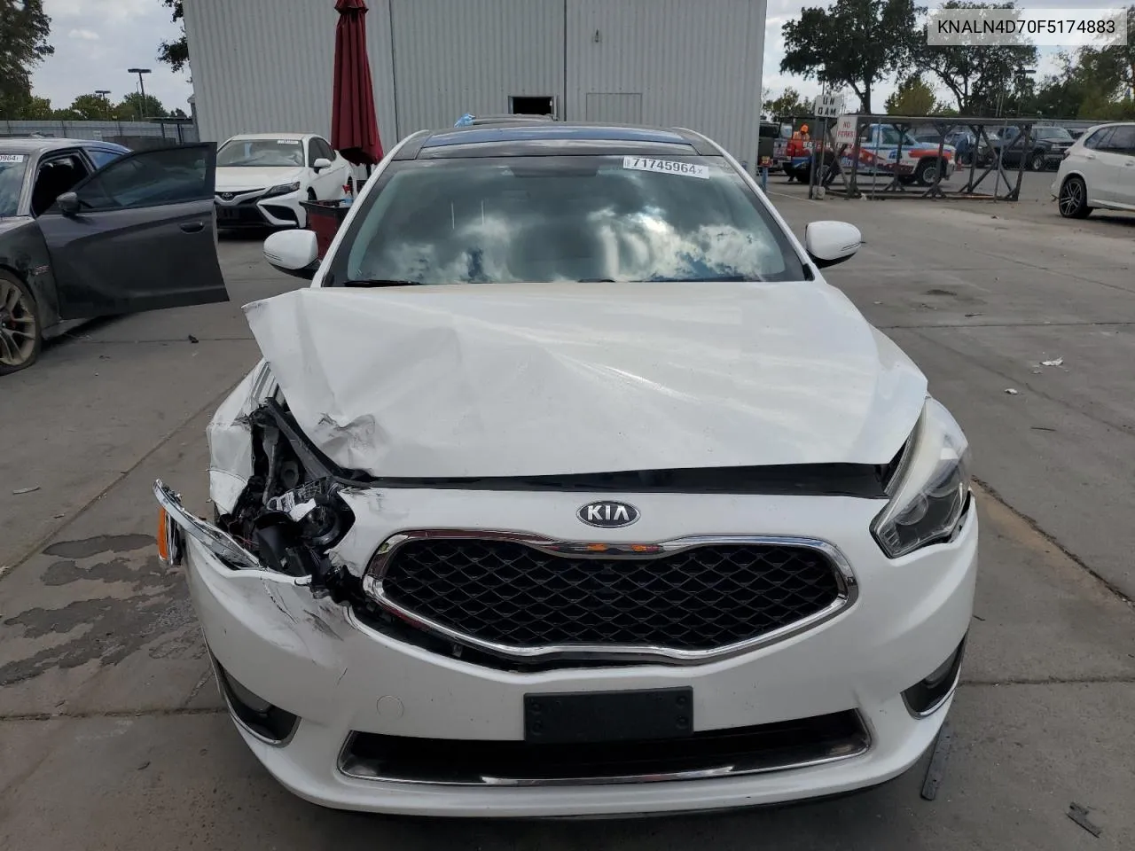 2015 Kia Cadenza Premium VIN: KNALN4D70F5174883 Lot: 71745964