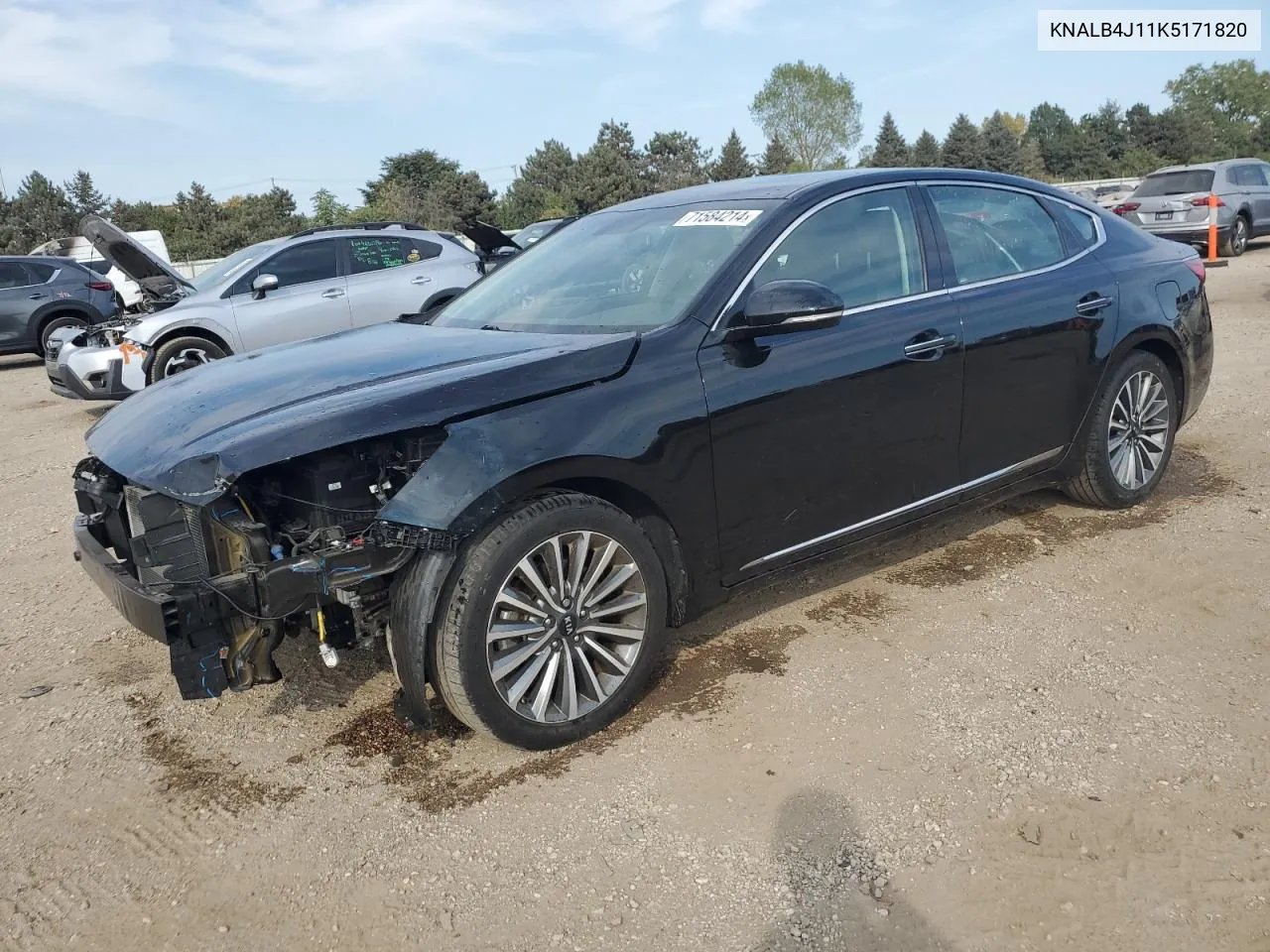 2019 Kia Cadenza Premium VIN: KNALB4J11K5171820 Lot: 71584214