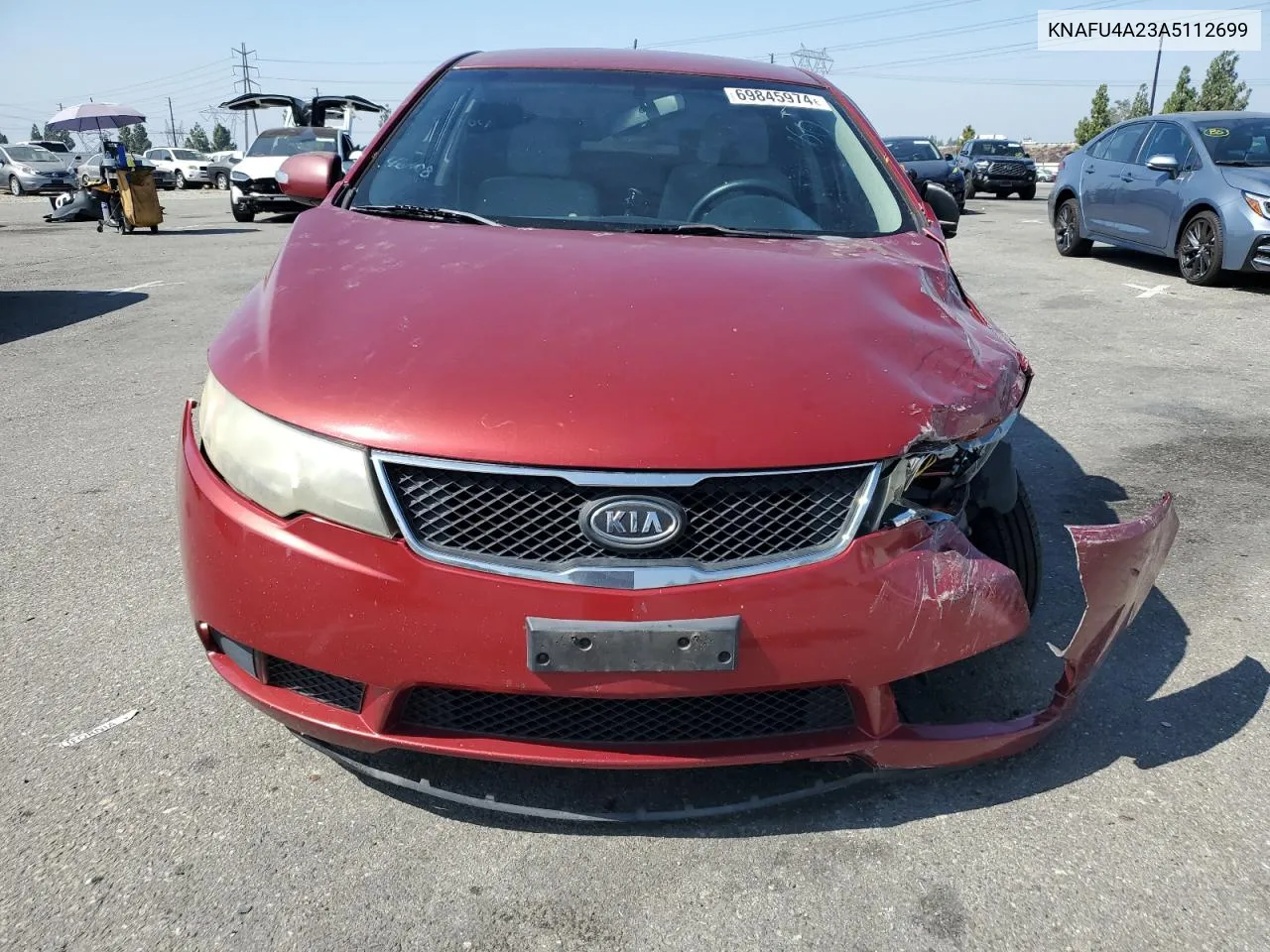 2010 Kia Forte Ex VIN: KNAFU4A23A5112699 Lot: 69845974