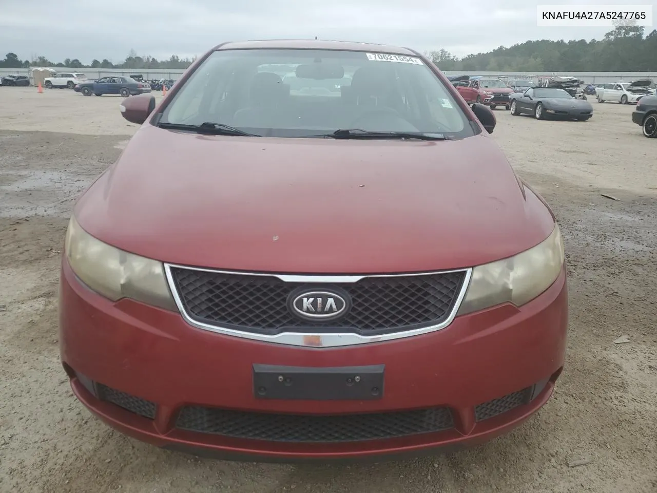 2010 Kia Forte Ex VIN: KNAFU4A27A5247765 Lot: 70621554