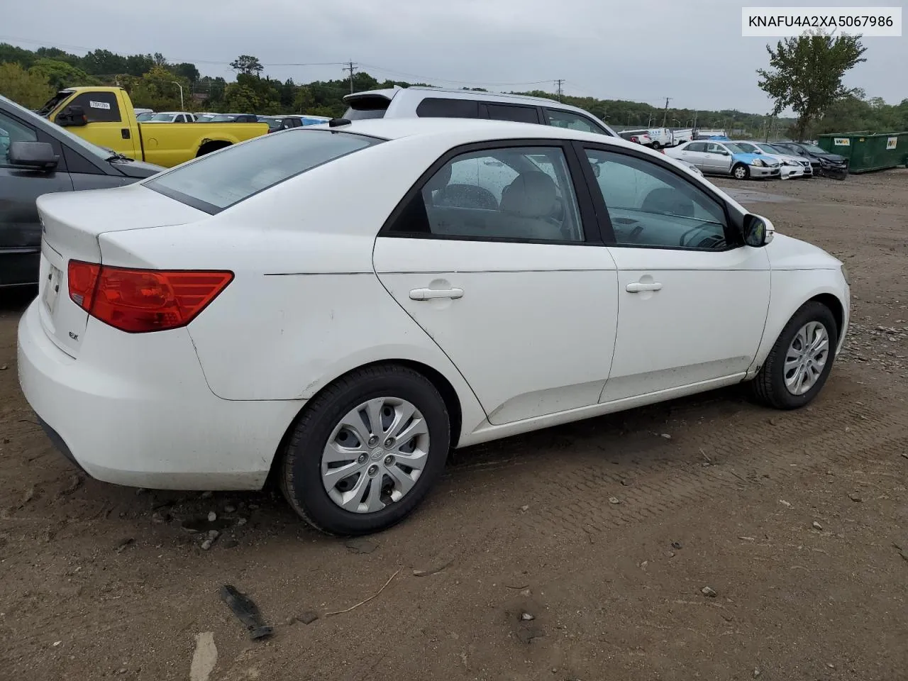 2010 Kia Forte Ex VIN: KNAFU4A2XA5067986 Lot: 71608064