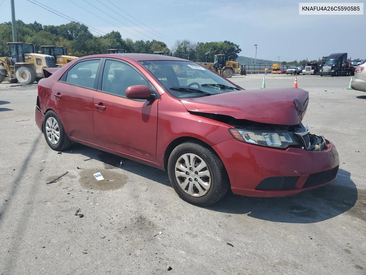 KNAFU4A26C5590585 2012 Kia Forte Ex