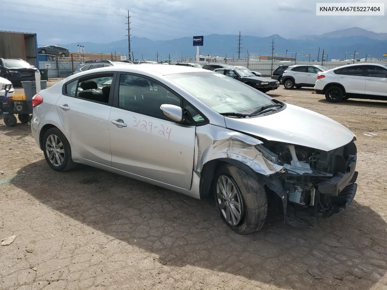 2014 Kia Forte Lx VIN: KNAFX4A67E5227404 Lot: 70695134