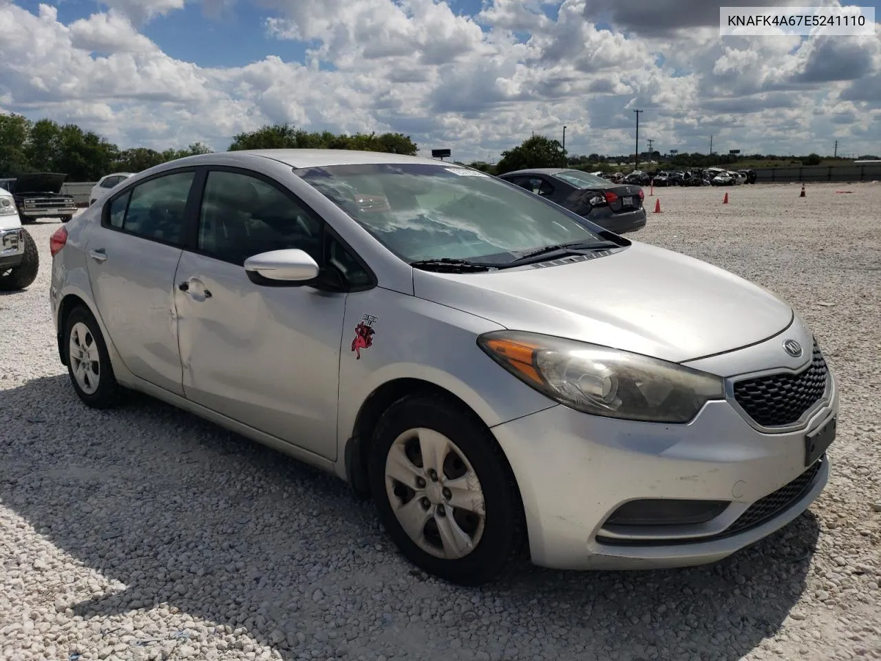 2014 Kia Forte Lx VIN: KNAFK4A67E5241110 Lot: 72372524