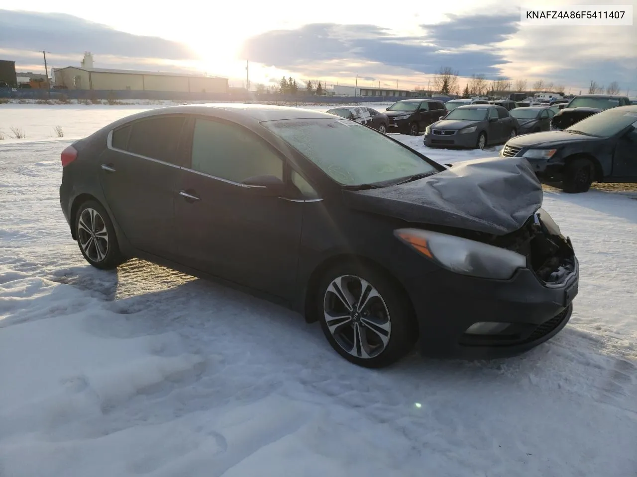 2015 Kia Forte Ex VIN: KNAFZ4A86F5411407 Lot: 40125064