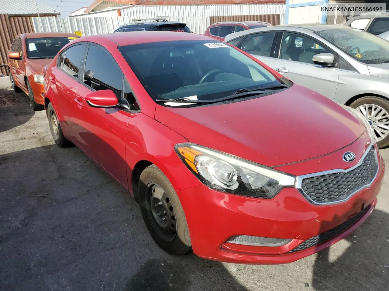 KNAFK4A63G5566498 2016 Kia Forte Lx