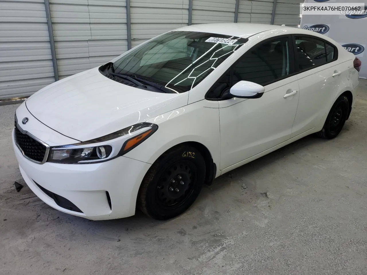 2017 Kia Forte Lx VIN: 3KPFK4A76HE070662 Lot: 69797344